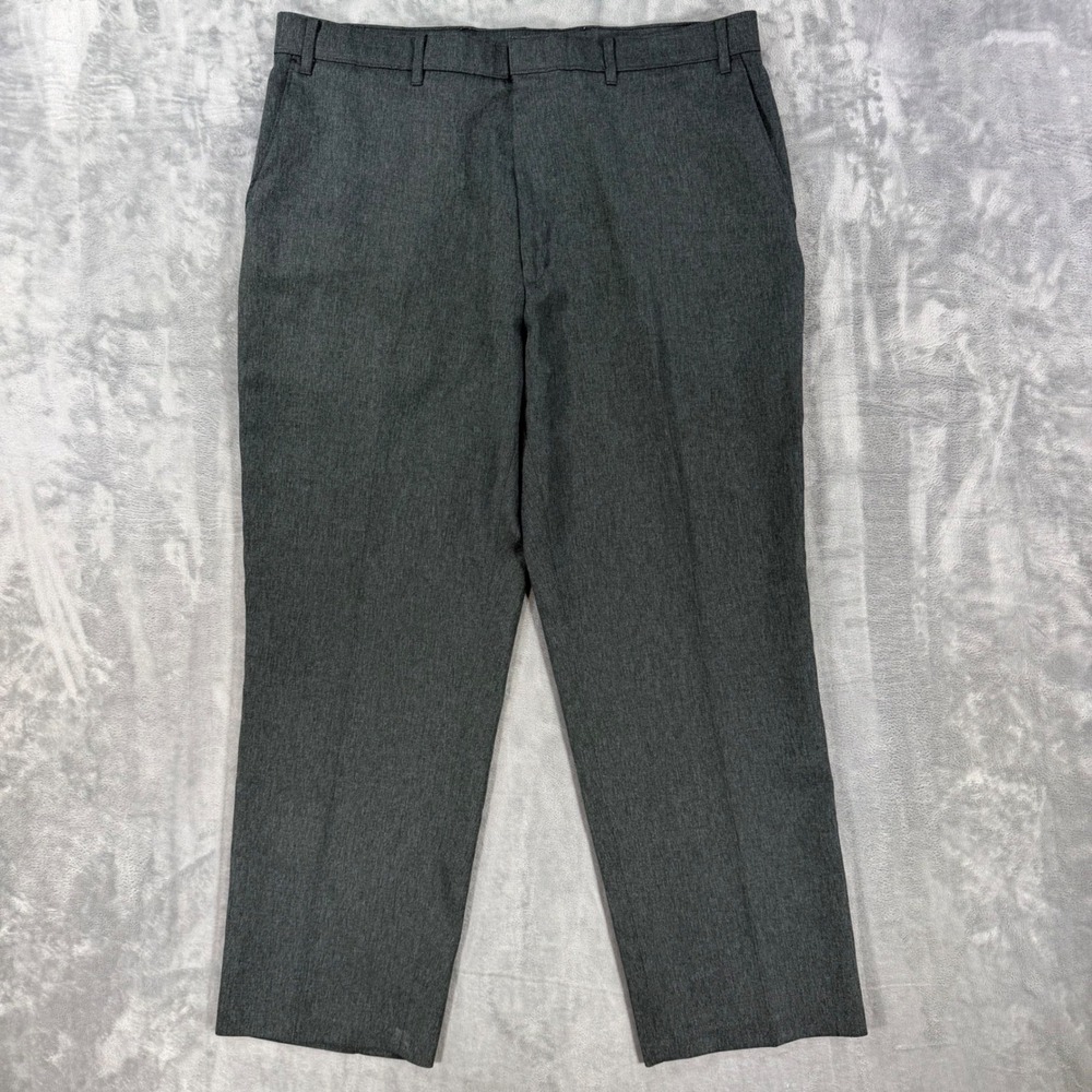 Vintage Levi's Action Slacks Men's Size 40x30 Gray Polyester Trousers